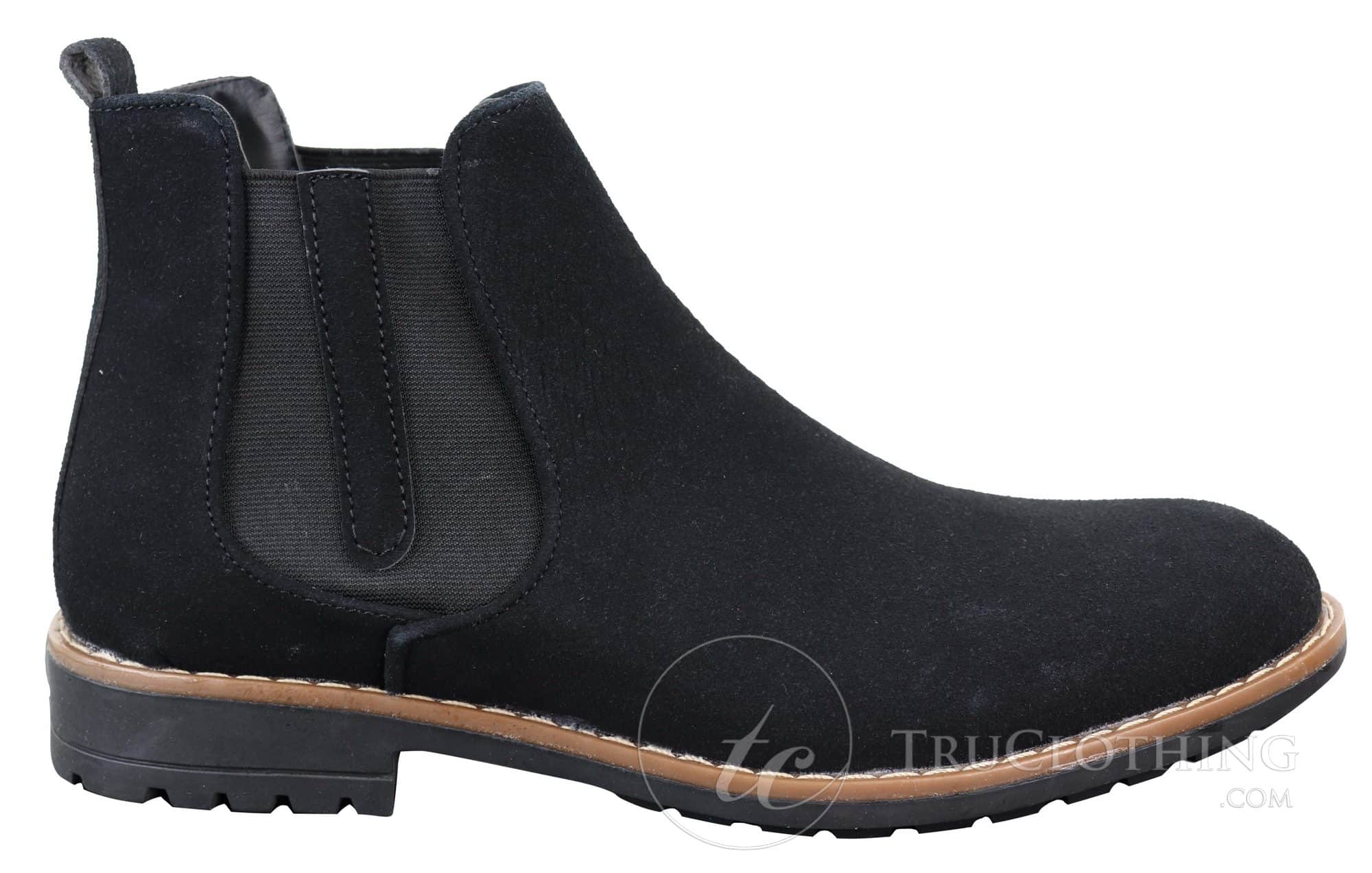 Mens PU Suede Dealer Boots