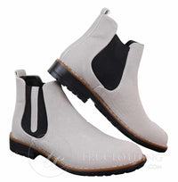 Mens PU Suede Dealer Boots