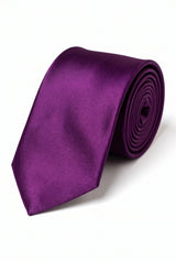 Ensemble de cravates violettes pour hommes