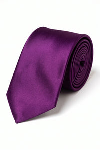 Ensemble de cravates violettes pour hommes
