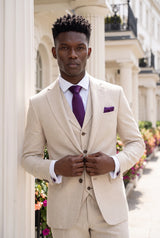 Ensemble de cravates violettes pour hommes