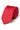 Cravate rouge unie et fine pour homme