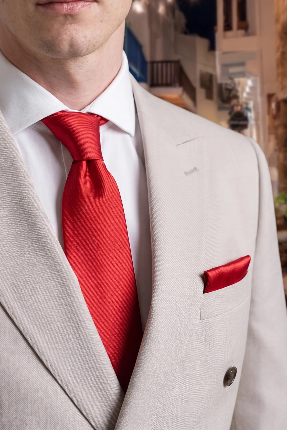 Ensemble de cravates rouges pour hommes