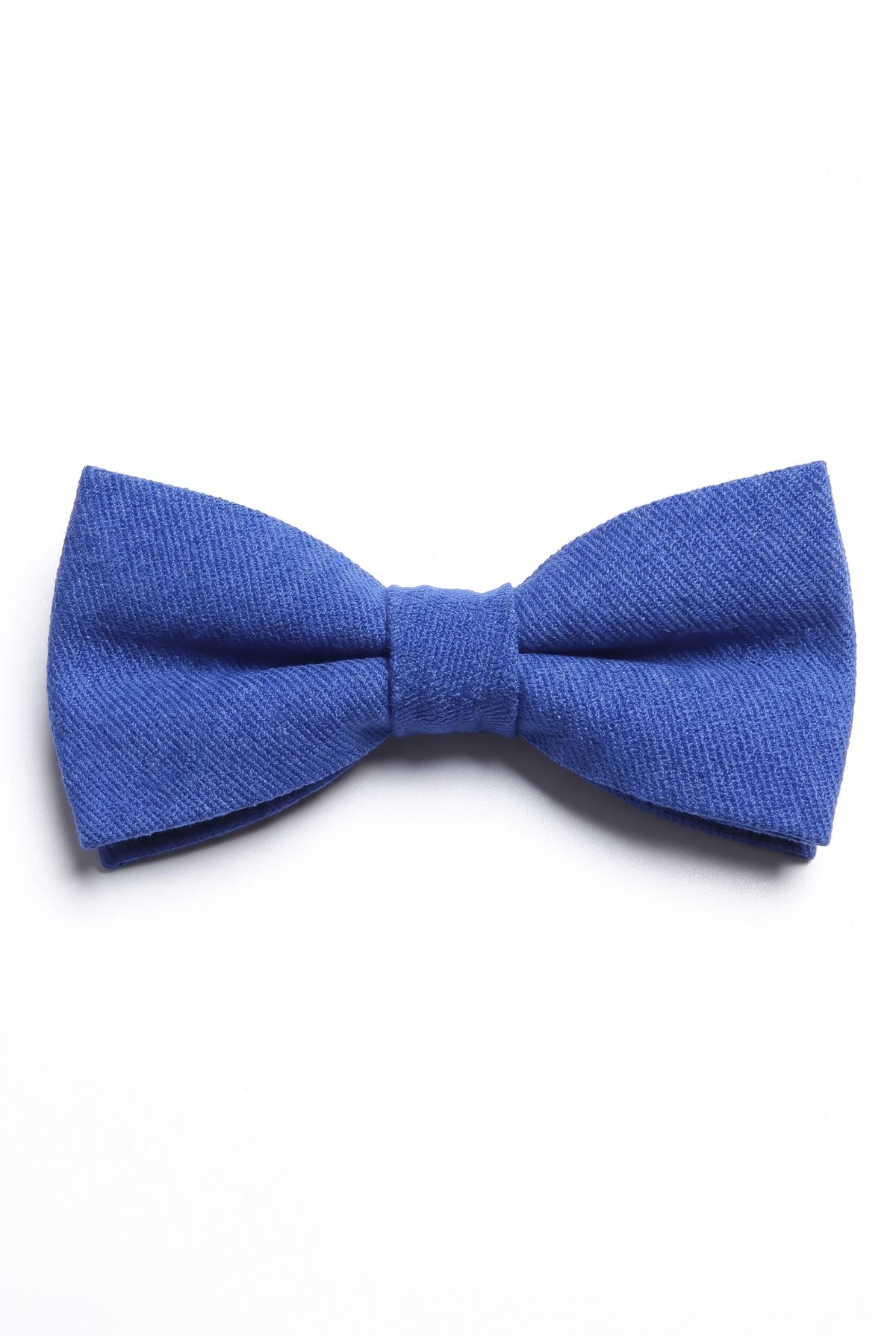 Nœud papillon double épaisseur bleu roi pour homme