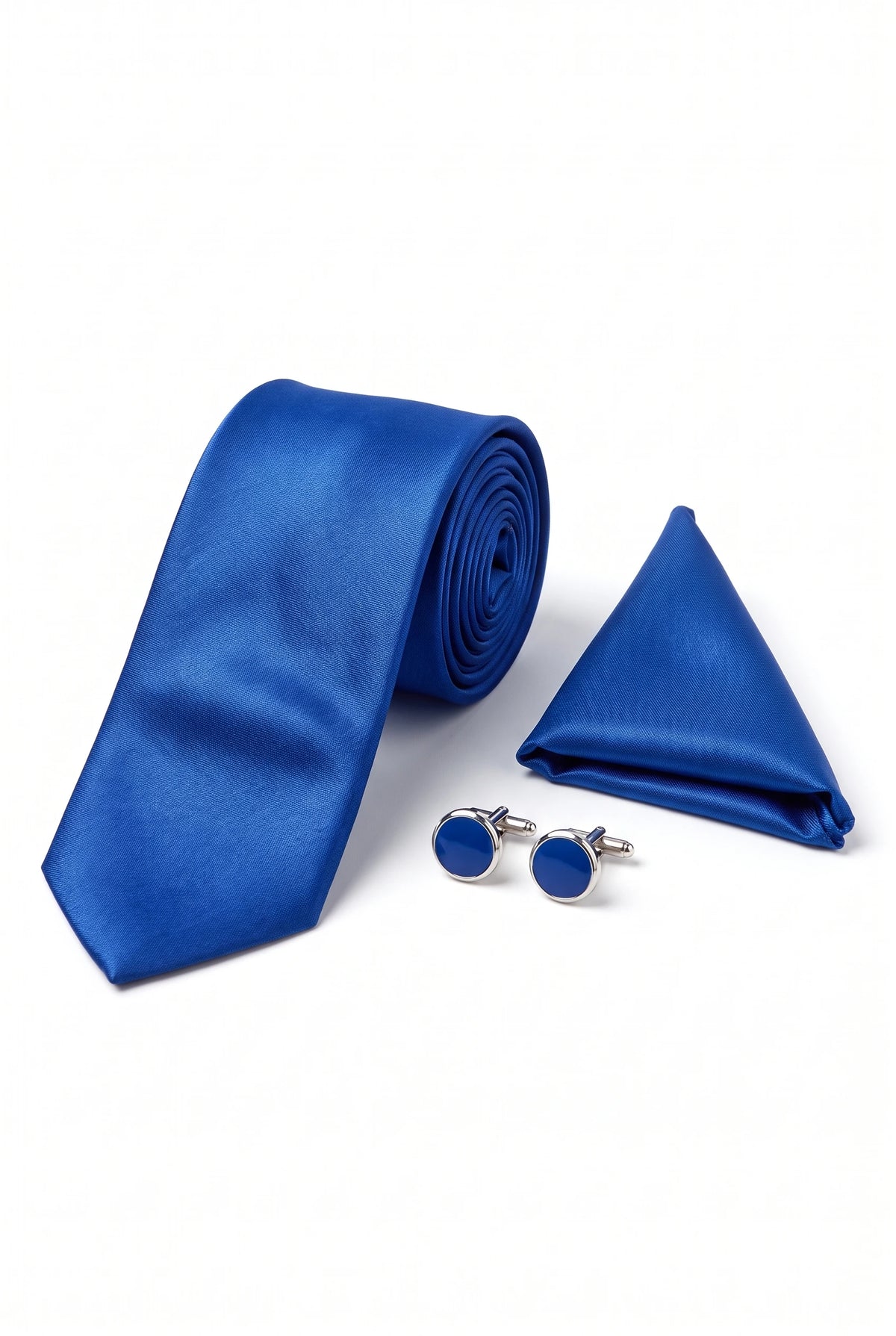 Ensemble de cravates bleu roi pour homme