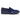 Mocassins pour hommes en cuir végétalien à enfiler, ornés de velours et vernis