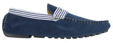 Mens Suede Deck Boat Shoes Stripe Slip On Summer Smart Casual Italian
