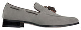 Mens Suede Loafers Driving Shoes Slip On Tassle Design Leather Smart Casual