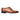 Chaussures Oxford à bout rapporté en cuir marron clair pour hommes