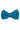 Nœud papillon tricoté turquoise pour homme