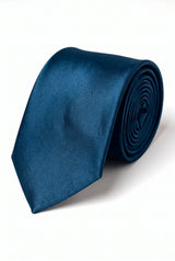 Ensemble cravate turquoise pour homme avec pochette et boutons de manchette