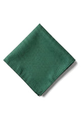 Cravate unie pour homme, avec pochette et motif carré - Vert