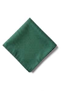 Cravate unie pour homme, avec pochette et motif carré - Vert