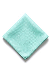 Cravate unie formelle pour homme, avec pochette et étui - Menthe