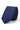 Cravate unie formelle pour homme, avec pochette et motif carré - Bleu marine