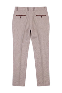 Ralph - Pantalon en tweed crème pour homme