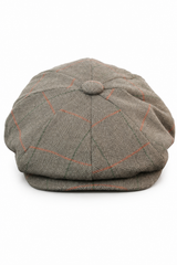 Casquette Peaky Blinders en tweed à carreaux pour homme