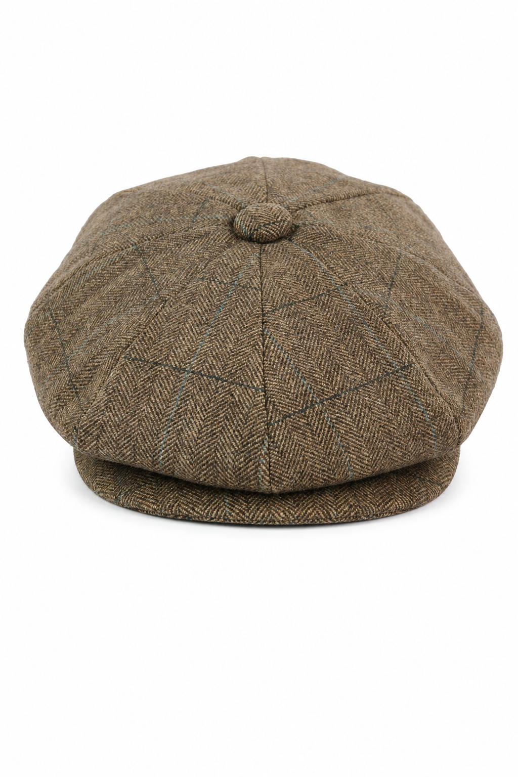 Casquette Peaky Blinders en tweed à carreaux pour homme