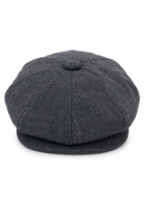 Casquette Peaky Blinders en tweed à carreaux pour homme