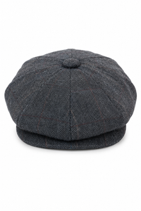 Casquette Peaky Blinders en tweed à carreaux pour homme