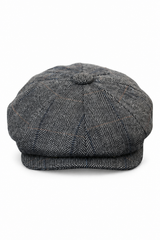 Casquette Peaky Blinders en tweed à carreaux pour homme