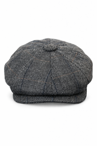 Casquette Peaky Blinders en tweed à carreaux pour homme