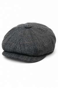 Casquette Peaky Blinders en tweed à carreaux pour homme