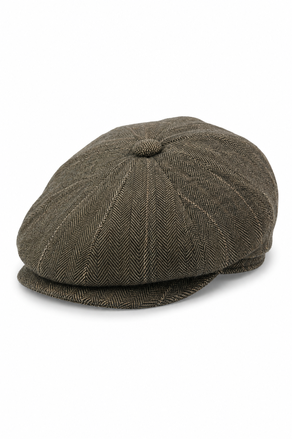 Casquette Peaky Blinders en tweed à carreaux pour homme