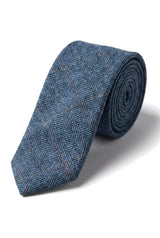 Cravates Marc Darcy pour homme en tweed à chevrons, style classique vintage rétro Deon