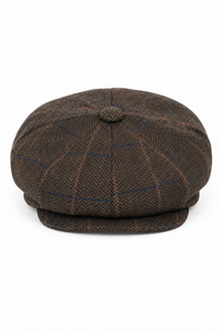 Chapeau Peaky Blinders vintage en tweed pour homme