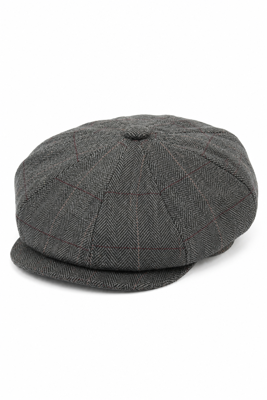 Chapeau Peaky Blinders vintage en tweed pour homme