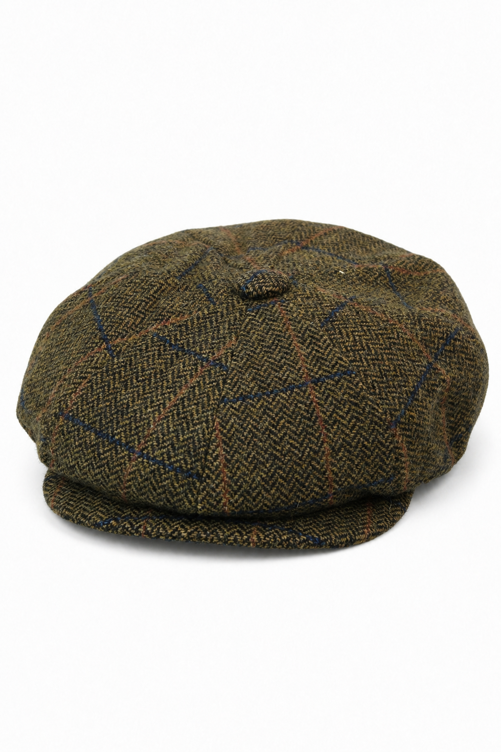 Chapeau Peaky Blinders vintage en tweed pour homme