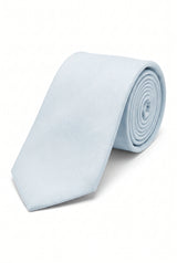 Cravate blanche pour homme en daim