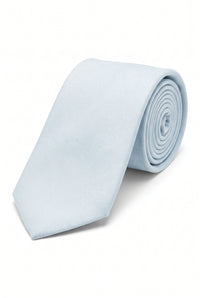 Cravate blanche pour homme en daim