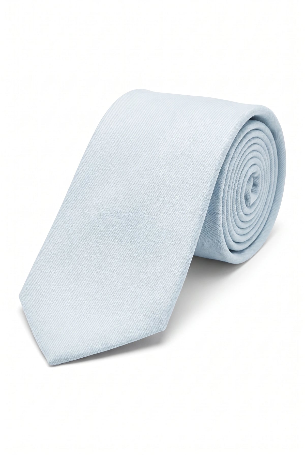 Cravate blanche pour homme en daim