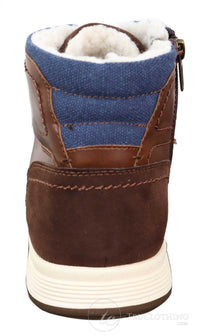 Mens Winter PU Leather Boots