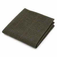 Cravate en tweed à chevrons en laine mélangée pour homme - Olive