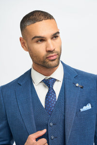 Miami - Blazer de mariage bleu pour homme