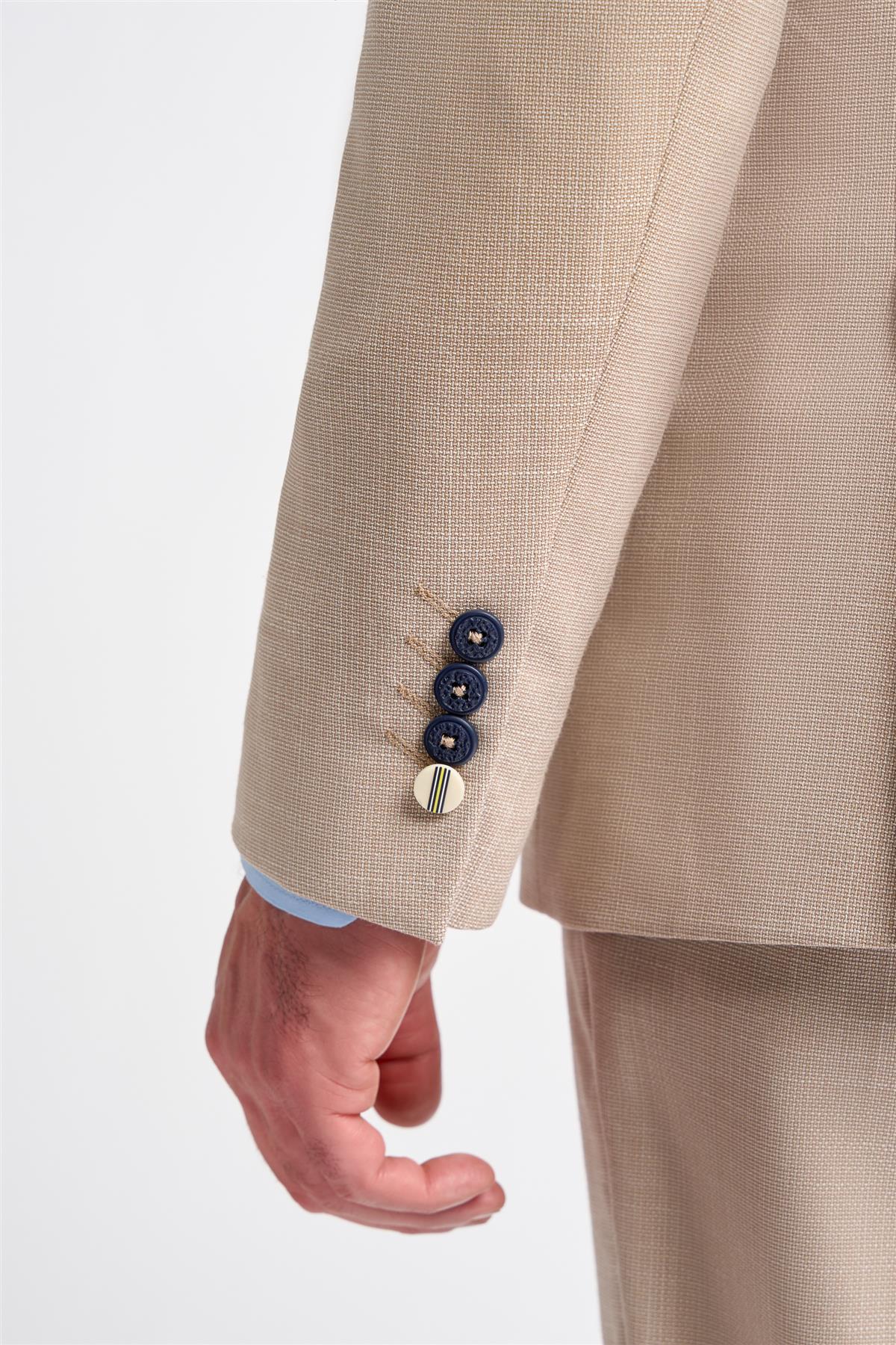 Miami - Blazer de mariage beige pour homme