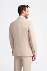 Miami - Blazer de mariage beige pour homme