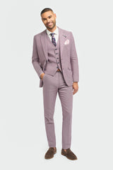 Miami - Blazer d'été rose slim fit pour homme
