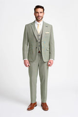 Miami - Blazer d'été vert sauge pour homme