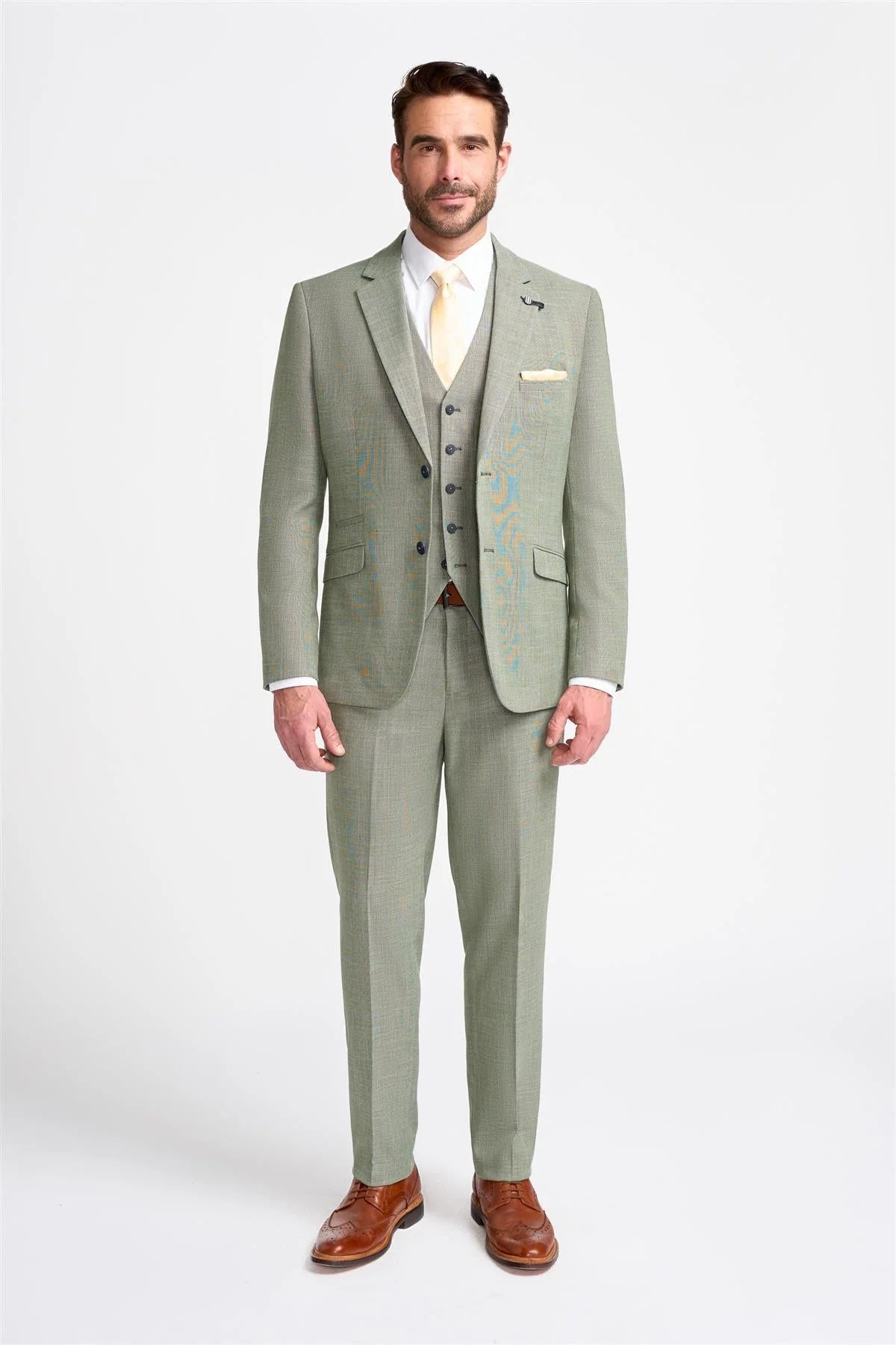 Miami - Blazer d'été vert sauge pour homme