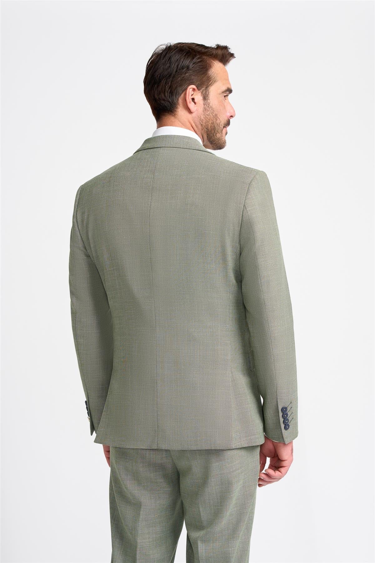 Miami - Blazer d'été vert sauge pour homme
