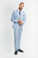 Miami - Blazer bleu clair d'été pour homme