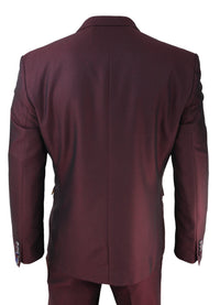 Mens Wine Tuxedo Dinner Suit