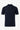 Polo zippé en maille marine pour homme