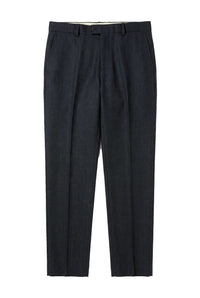 Oscar - Pantalon en tweed bleu marine pour homme