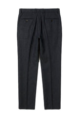 Oscar - Pantalon en tweed bleu marine pour homme
