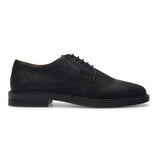 Pedro - Chaussures Derby à lacets en daim noir mat pour homme